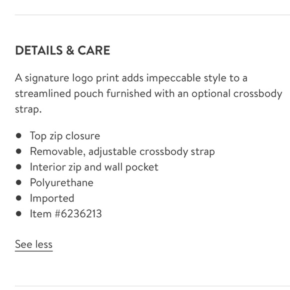 MCM soft pink visetos pouch💕optional crossbody 💕 - Picture 4 of 10